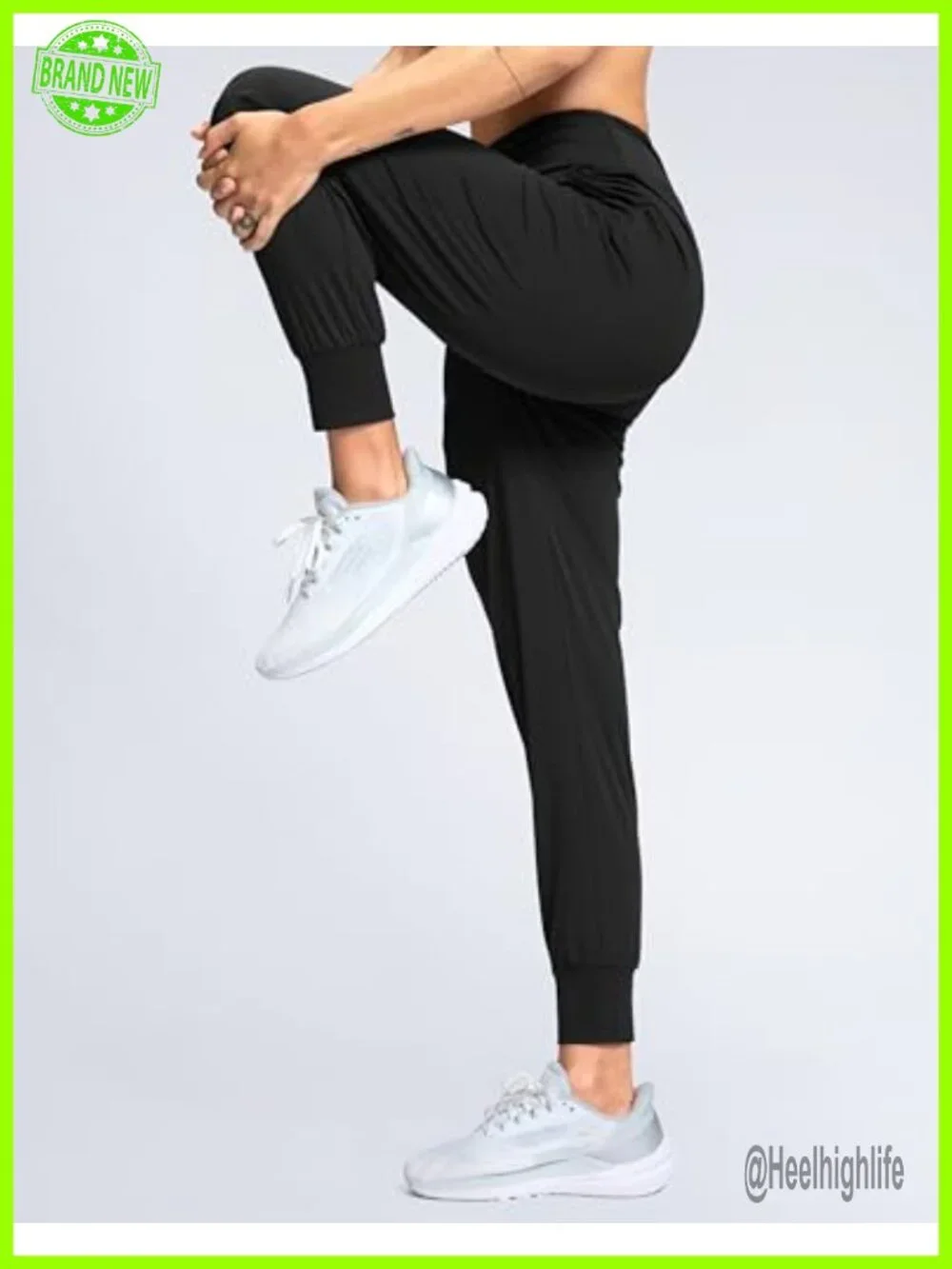 Lightweight High Waisted Joggers with Pockets Athletic Gym Workout Pants